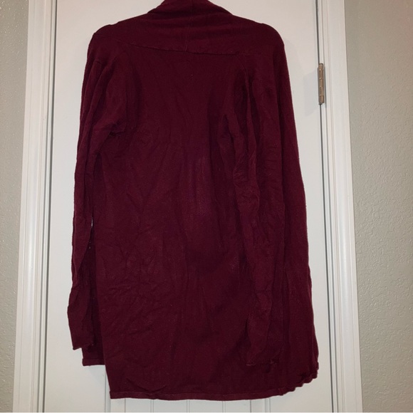Altar’d State Burgundy Cardigan - Picture 4 of 4